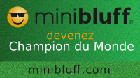 Christine joue au Minibluff